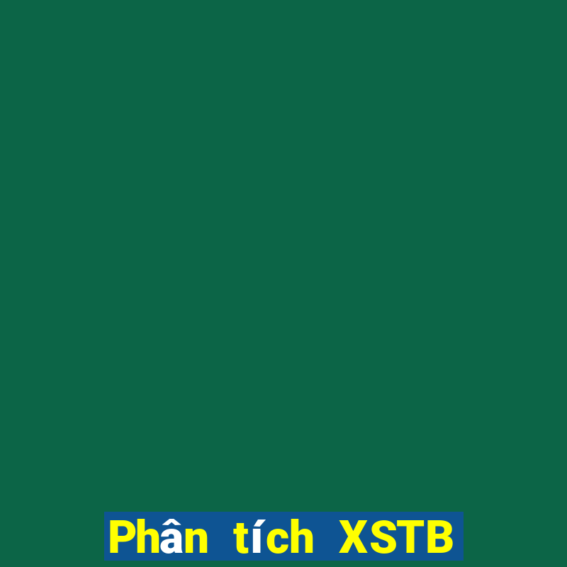 Phân tích XSTB ngày 1