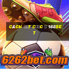 cách đặt cược ỏ 188bet