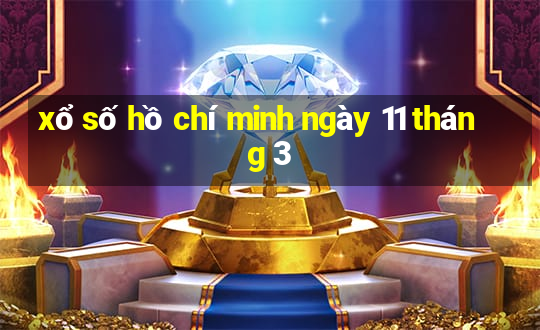 xổ số hồ chí minh ngày 11 tháng 3