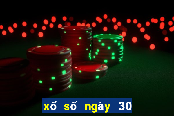 xổ số ngày 30 tháng 1