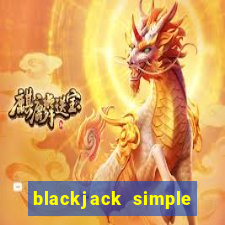 blackjack simple strategy card