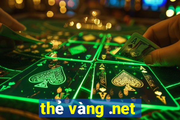 thẻ vàng .net