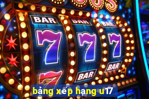 bảng xếp hạng u17