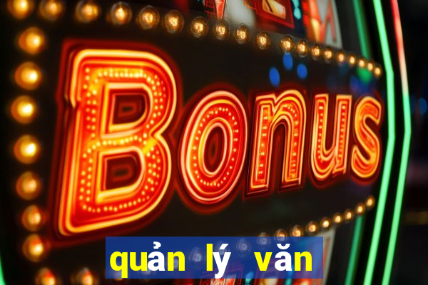 quản lý văn bản điều hành