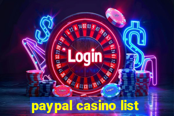 paypal casino list