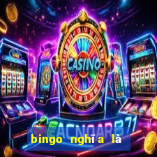 bingo nghĩa là chính xác