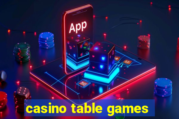 casino table games