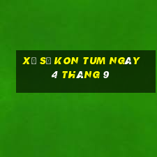 xổ số kon tum ngày 4 tháng 9