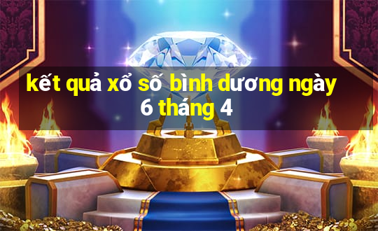 kết quả xổ số bình dương ngày 6 tháng 4