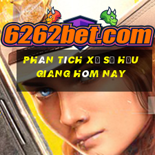 Phân tích xổ số hậu giang hôm nay