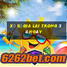 xổ số gia lai trong 30 ngày