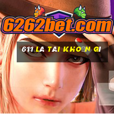 611 là tài khoản gì