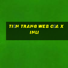 tiền trang web của Xinli