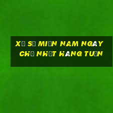 xổ số miền nam ngày chủ nhật hàng tuần