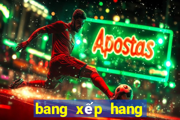 bang xếp hang bong da