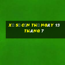 xổ số cần thơ ngày 13 tháng 7