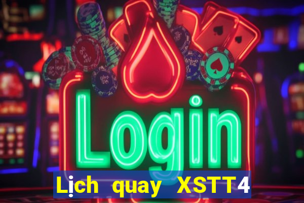 Lịch quay XSTT4 ngày 9