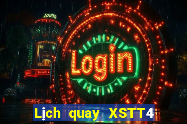 Lịch quay XSTT4 ngày 9