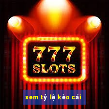 xem tỷ lệ kèo cái