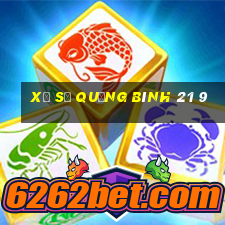 xổ số quảng bình 21 9