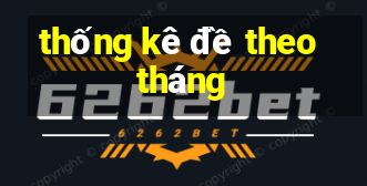 thống kê đề theo tháng