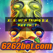 xổ số miền trung bữa nay thứ tư