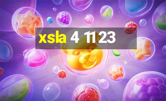 xsla 4 11 23