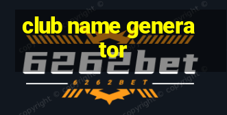 club name generator