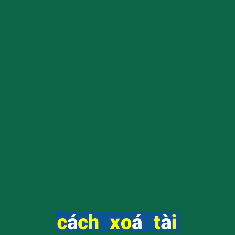 cách xoá tài khoản bk8