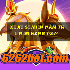 xổ xổ số miền nam thứ năm hàng tuần