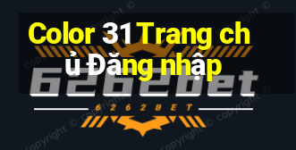 Color 31 Trang chủ Đăng nhập