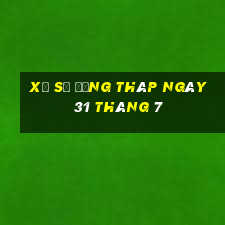 xổ số đồng tháp ngày 31 tháng 7