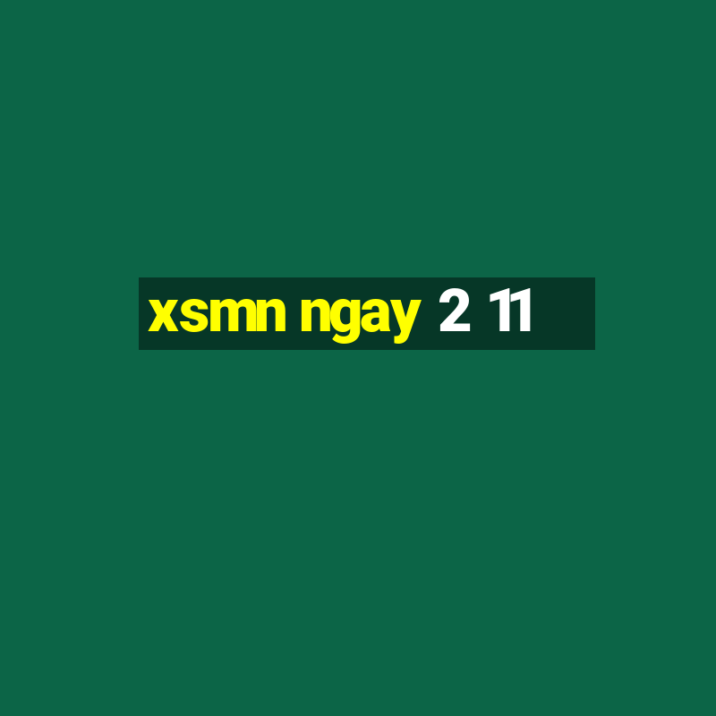 xsmn ngay 2 11