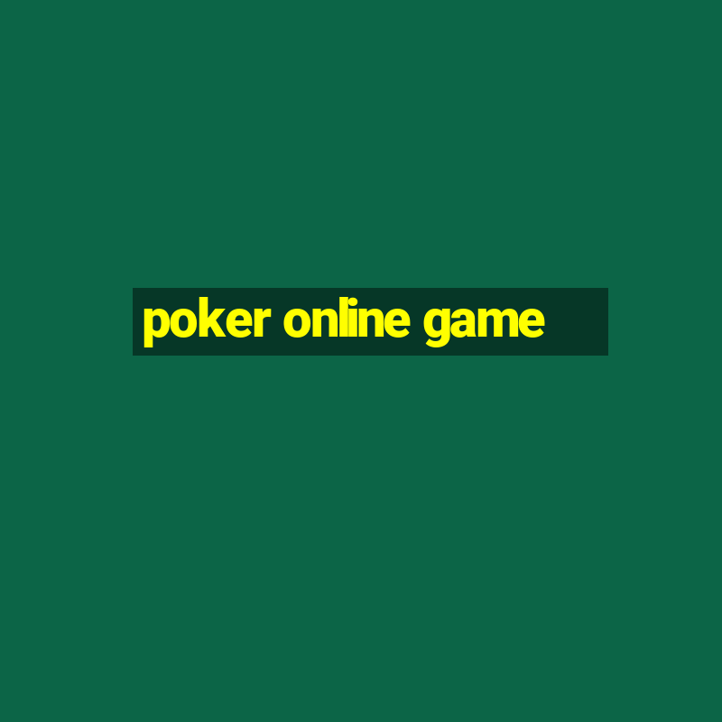 poker online game