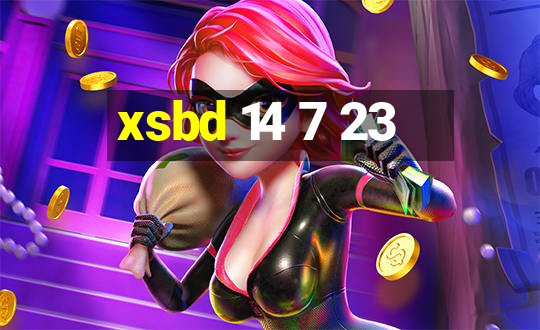 xsbd 14 7 23