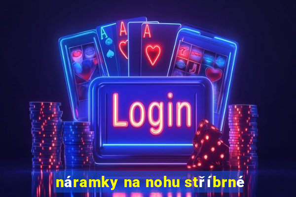 náramky na nohu stříbrné