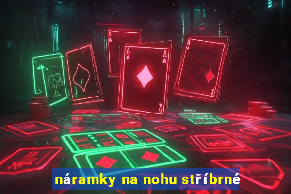 náramky na nohu stříbrné