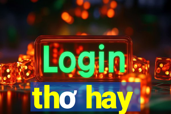 thơ hay