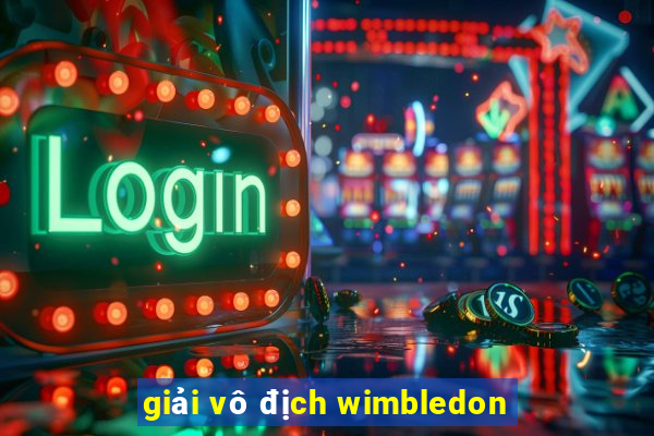 giải vô địch wimbledon