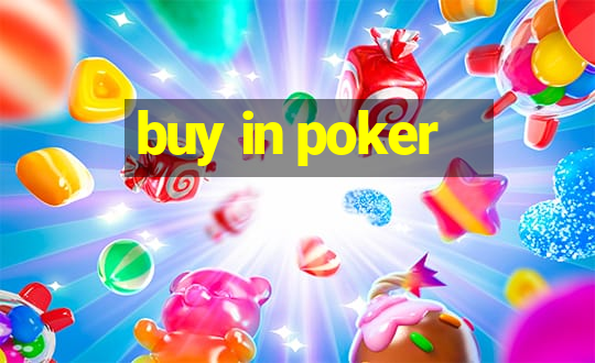 buy in poker