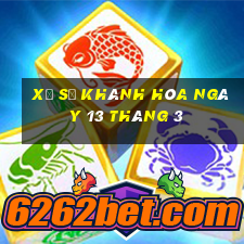 xổ số khánh hòa ngày 13 tháng 3