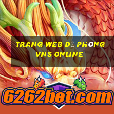 trang web dự phòng vns Online