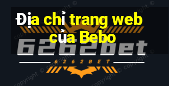 Địa chỉ trang web của Bebo