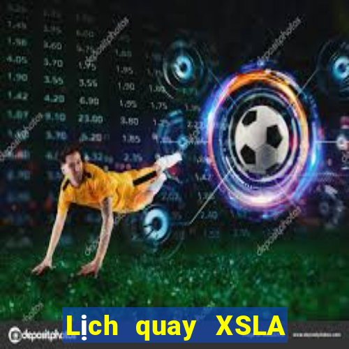 Lịch quay XSLA ngày mai