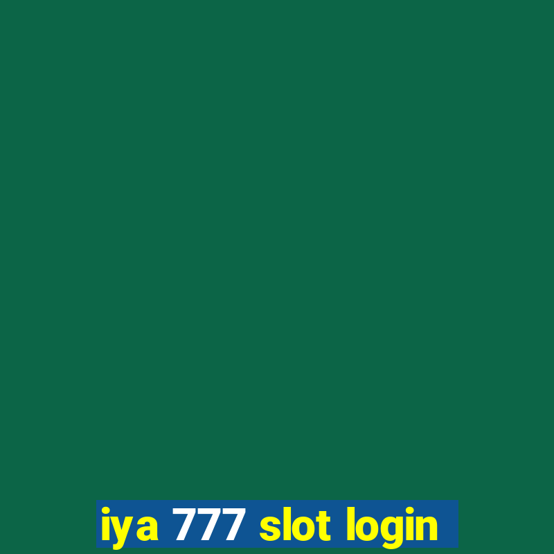 iya 777 slot login