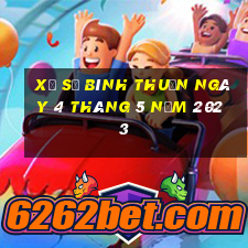 xổ số bình thuận ngày 4 tháng 5 năm 2023