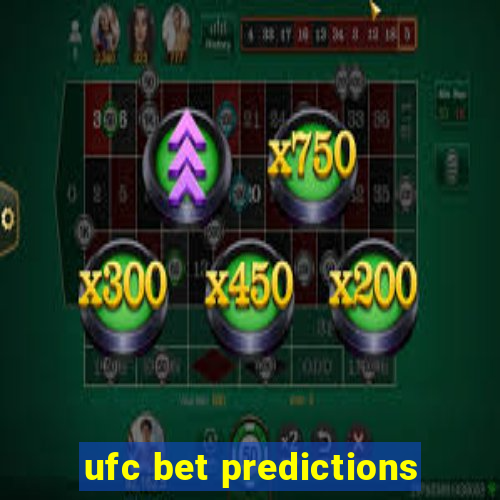 ufc bet predictions