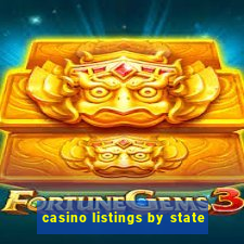 casino listings by state