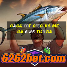 Cách đặt cược XS Mega 6 45 thứ Ba