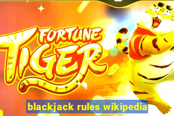 blackjack rules wikipedia